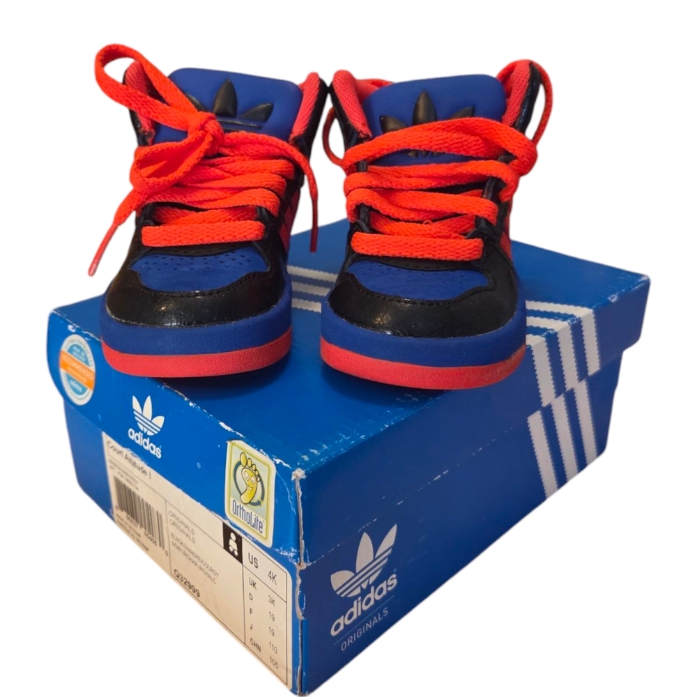 Adidas Court Attitude Toddler 4K Hightop Sneakers  💥BNIB💥